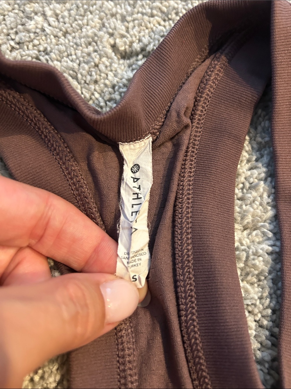 Athleta Brown Racerback Performance Tank - Picture 2 of 3